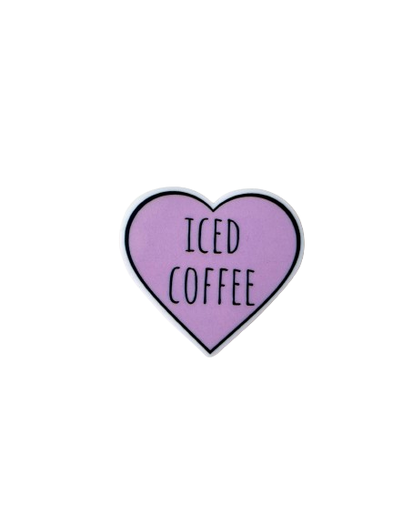 Iced Coffee Pin Badge