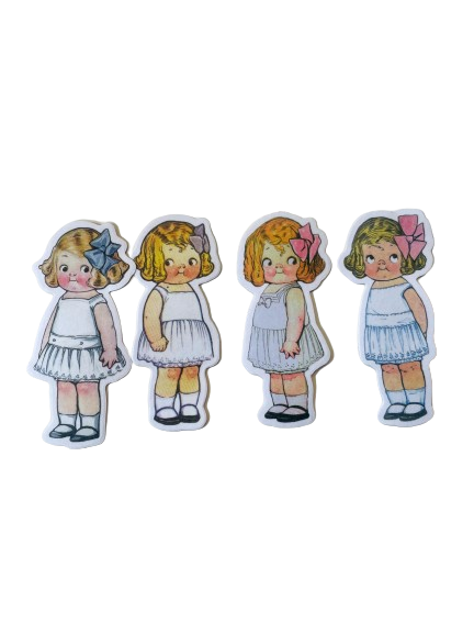 Paper Doll Stickers PD004