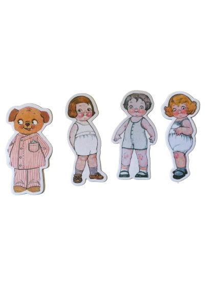 Paper Doll Stickers PD011