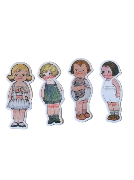 Paper Doll Stickers PD005