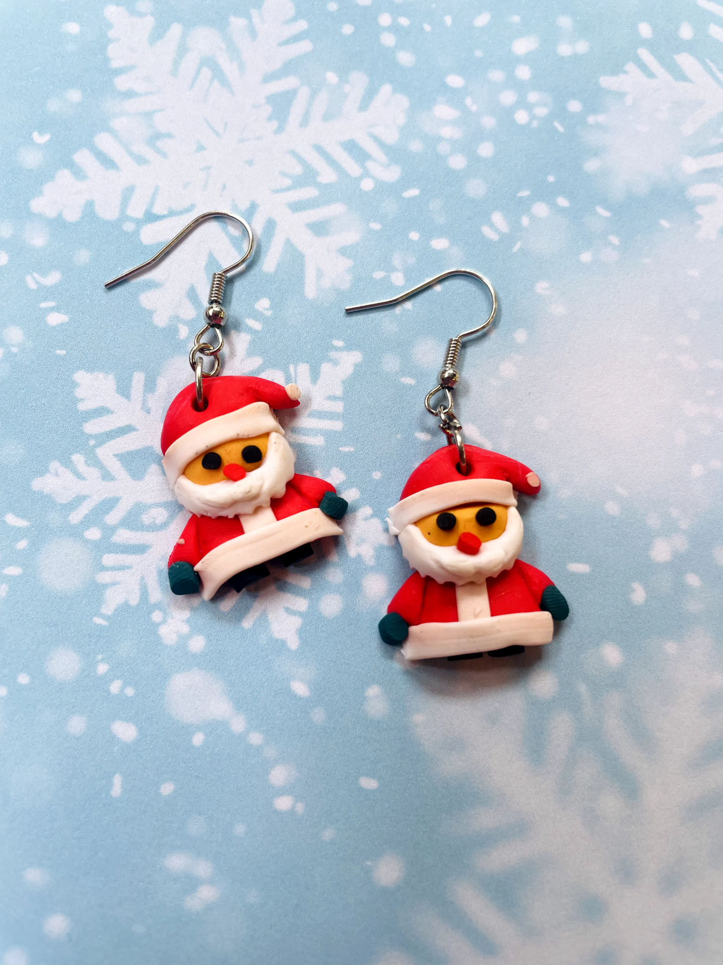 Dangly Santa Earrings