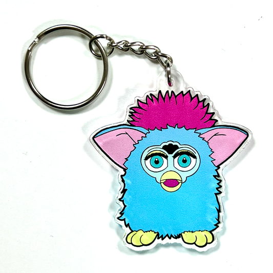 Furby 1990s Toy Inspired Keyring