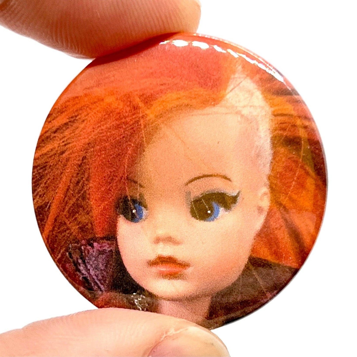 Punk Sindy Button Pin Badge