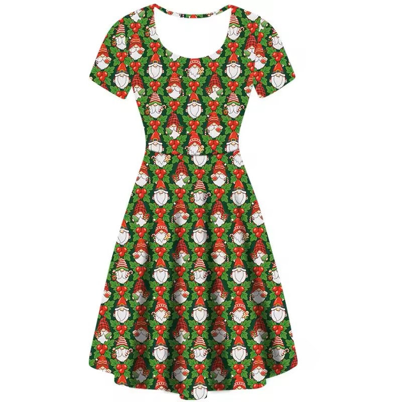 Christmas Gonks Skater Dress