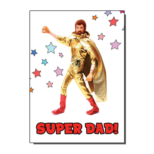 Super Dad Greetings Card