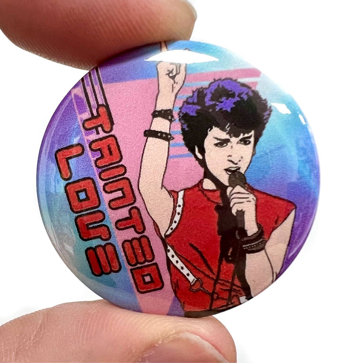 Tainted Love Soft Cell Inspired Button Pin Badge