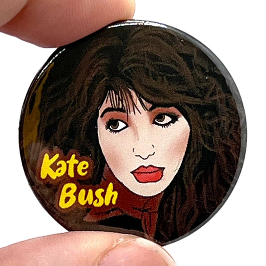 Kate Bush Wow Button Pin Badge