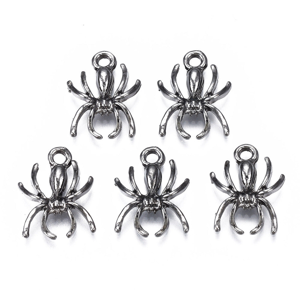 8 Spider Charms