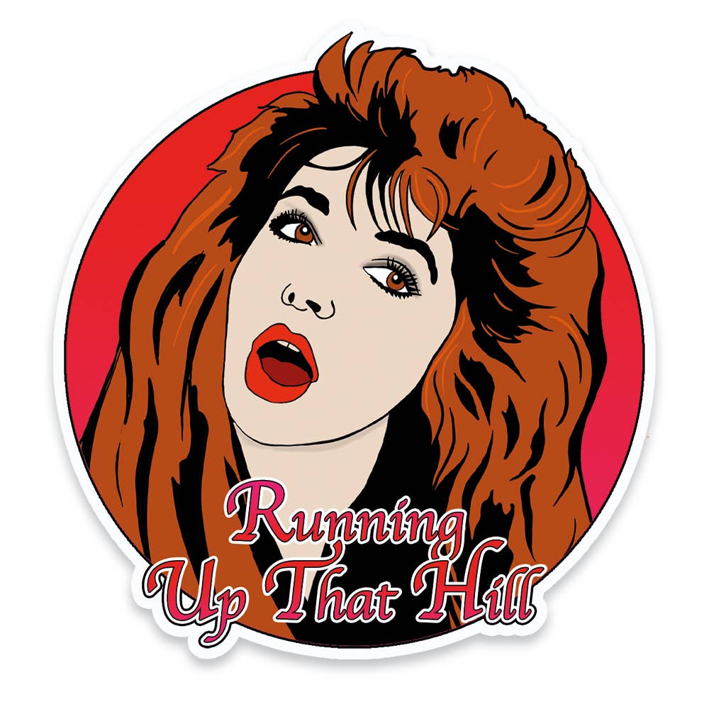 Kate Bush Style Vinyl Sticker