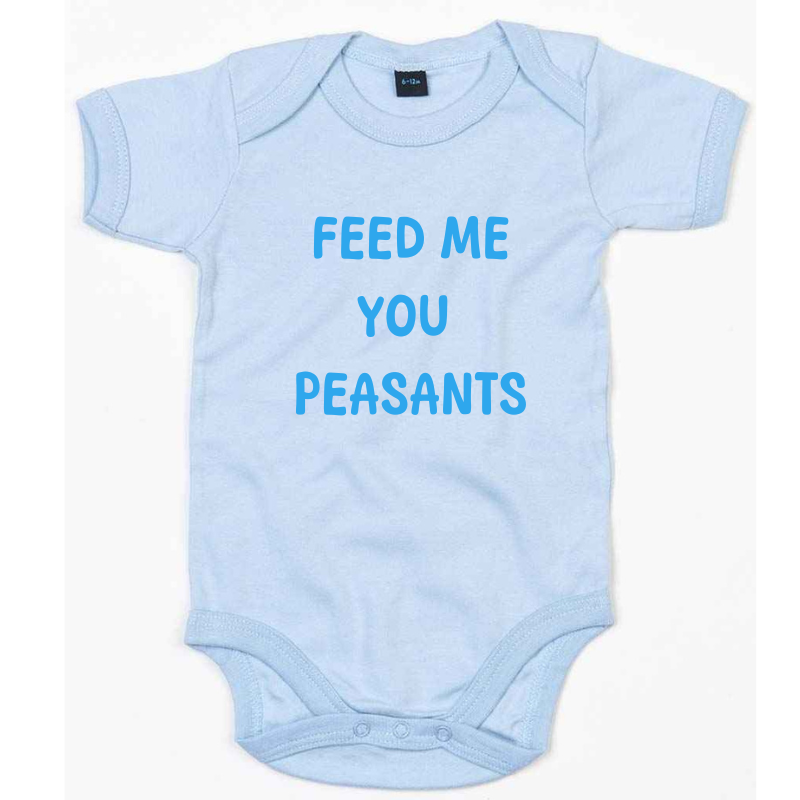 JJJ FEED ME YOU PEASANTS Bodysuit