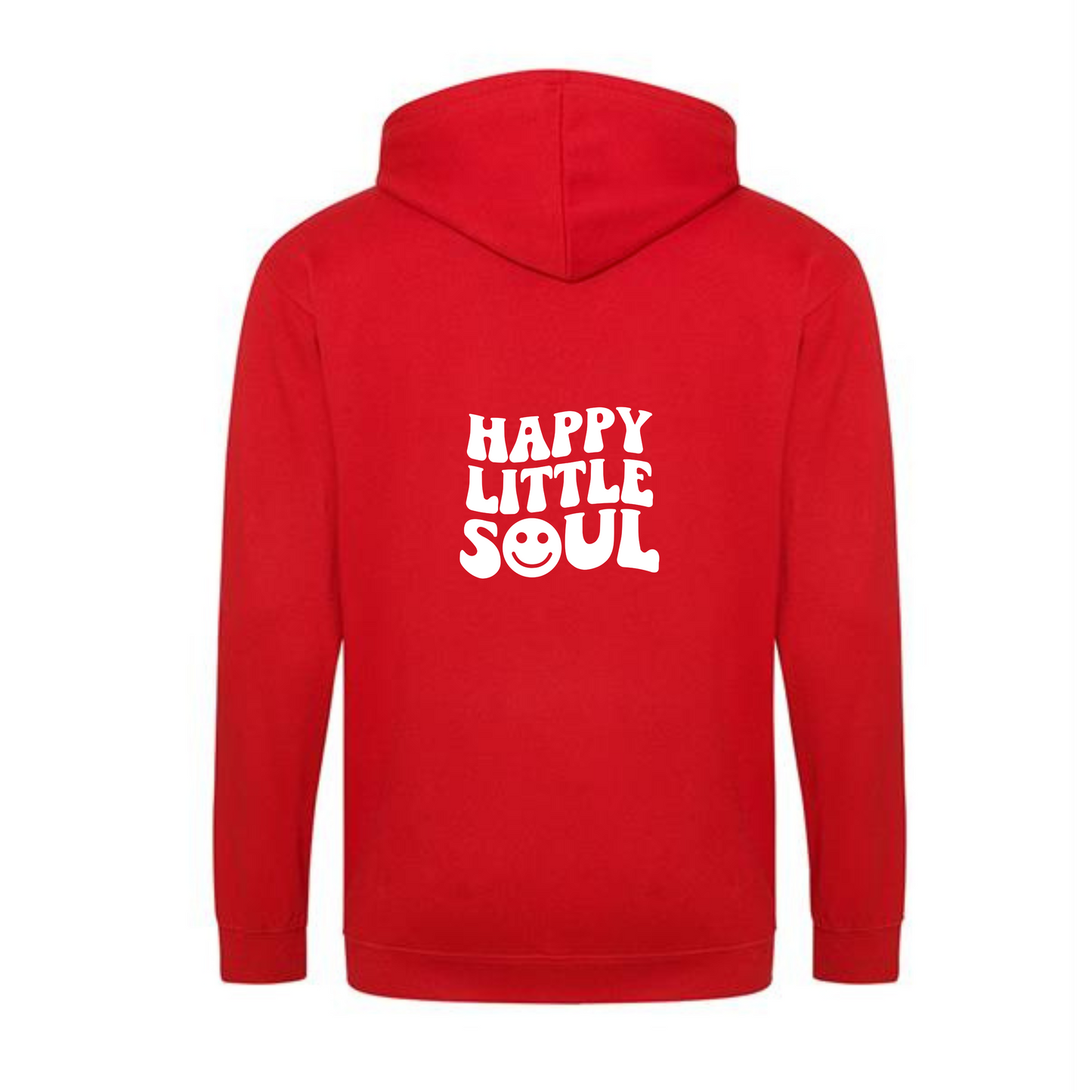 Happy Little Soul Zipped Ladies Fit Hoodie