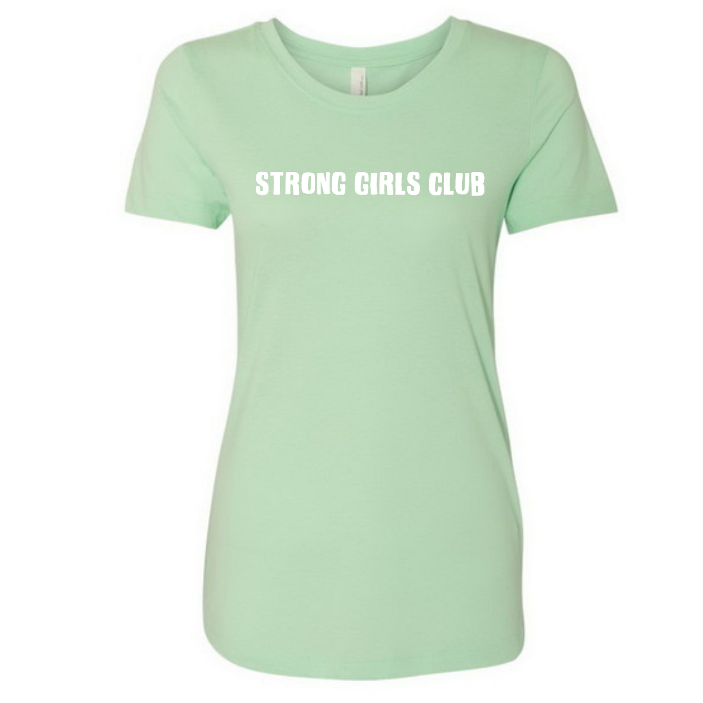 STRONG GIRLS CLUB Mint Ladies Fit Tee