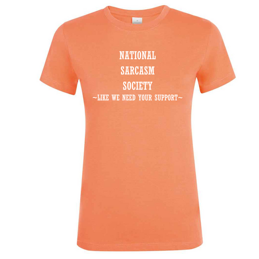 National Sarcasm Society Tee