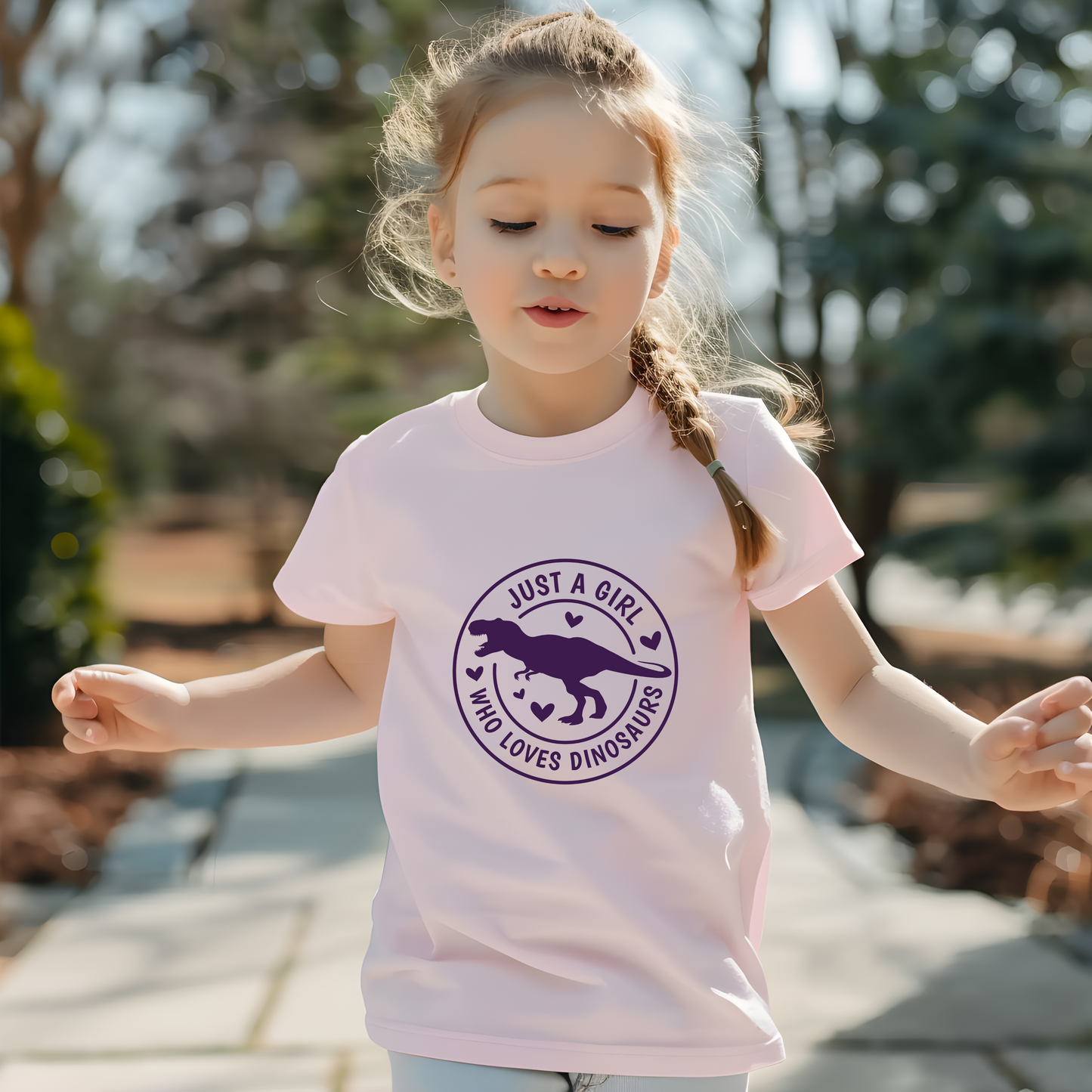 JJJ Just A Girl Who Loves Dinosaurs Tee