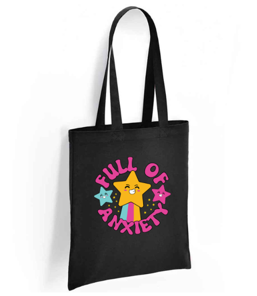 Full of Anxiety Tote Bag