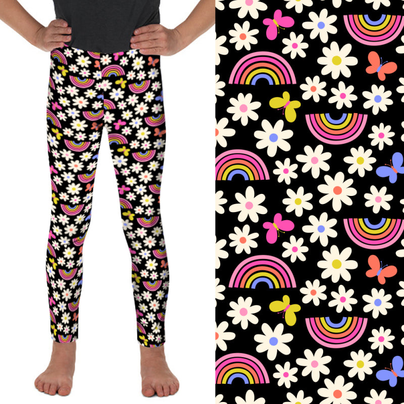 JJJ Daisy Rainbow Leggings