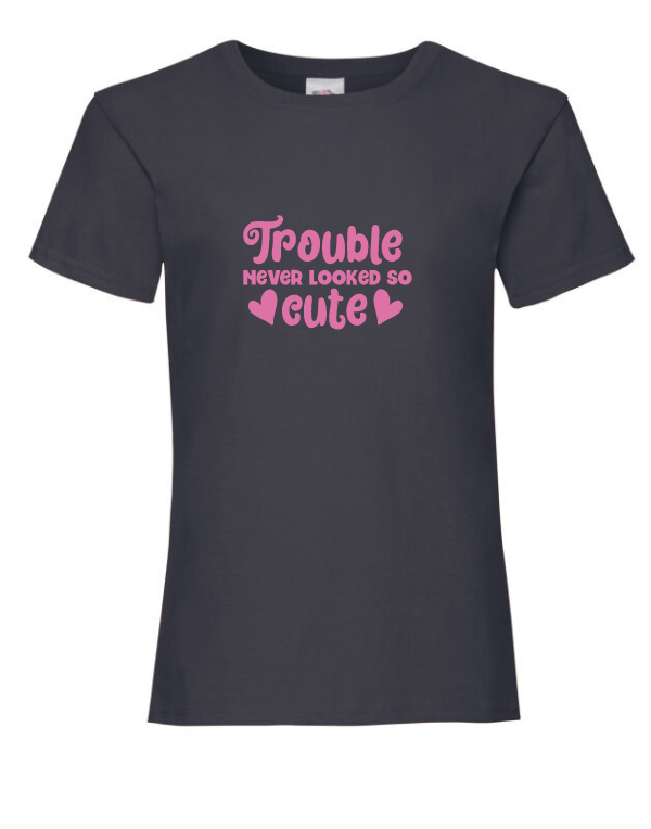 JJJ Trouble Never Looked So Cute Tee