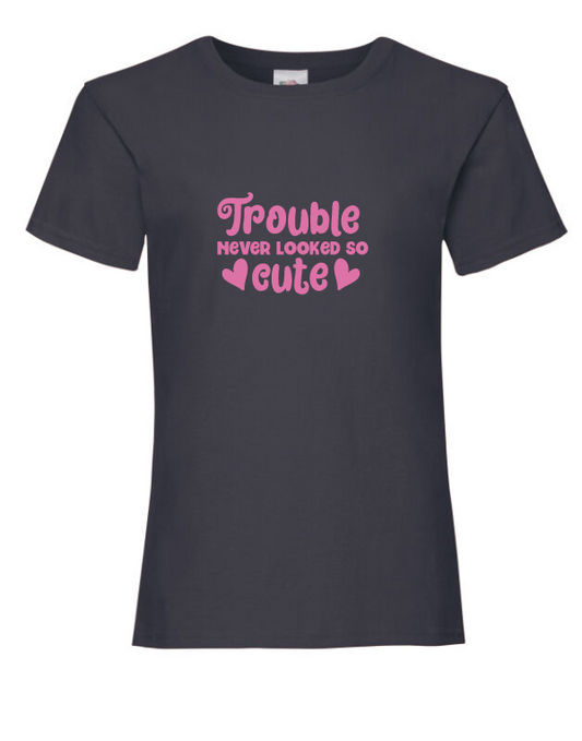 JJJ Trouble Never Looked So Cute Tee