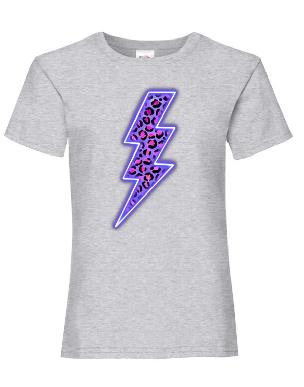 JJJ Grey & Purple Lightning Tee