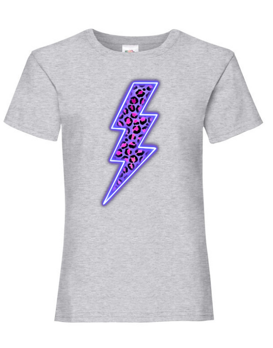 JJJ Grey & Purple Lightning Tee