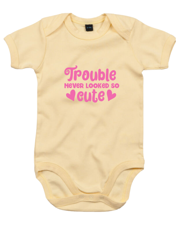 JJJ Trouble Never Looked So Cute Bodysuit