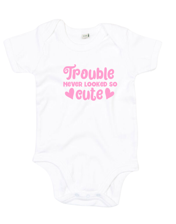 JJJ Trouble Never Looked So Cute Bodysuit