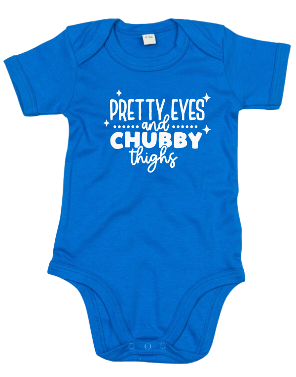 JJJ Pretty Eyes & Chubby Thighs Bodysuit