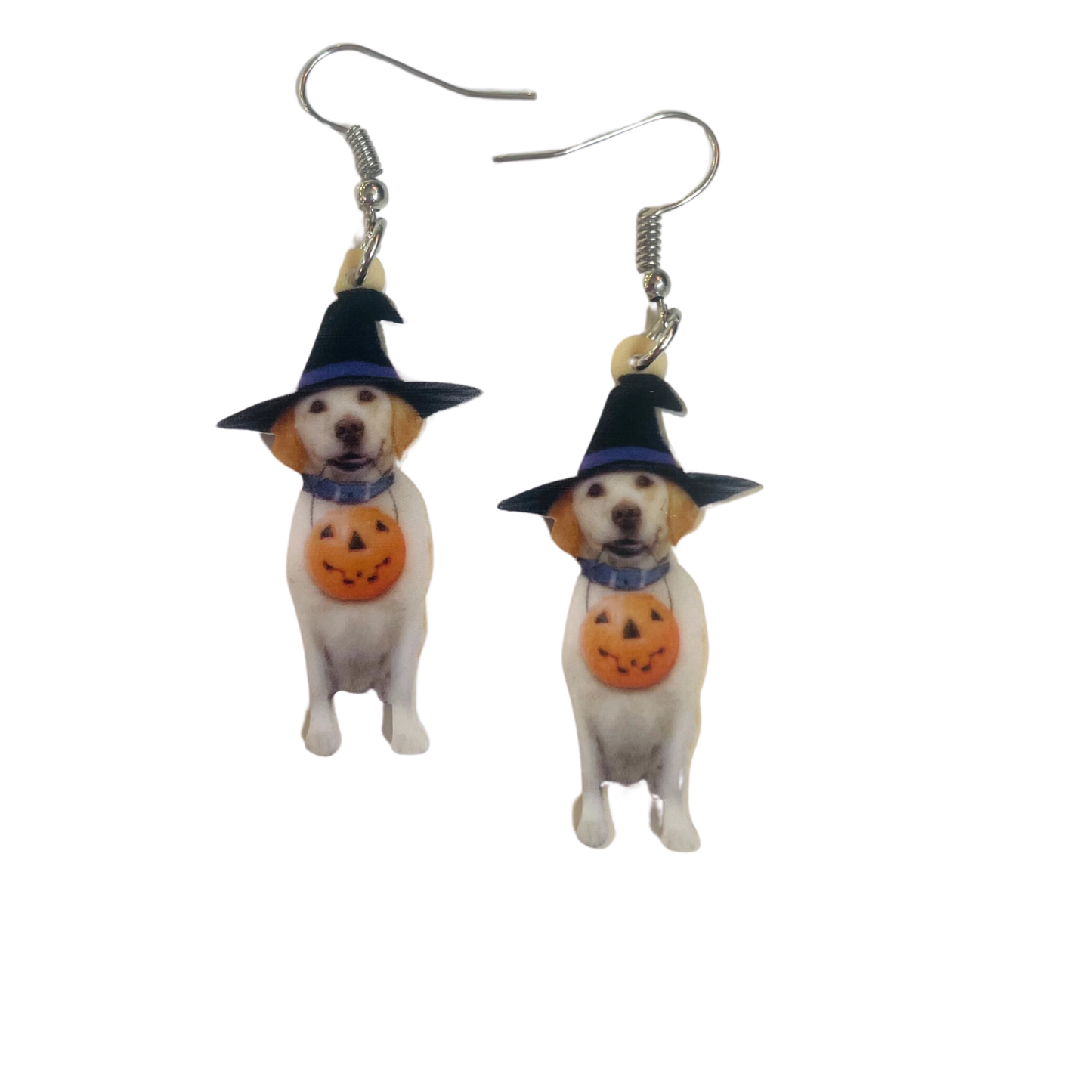 Trick Or Treat Pup Earrings