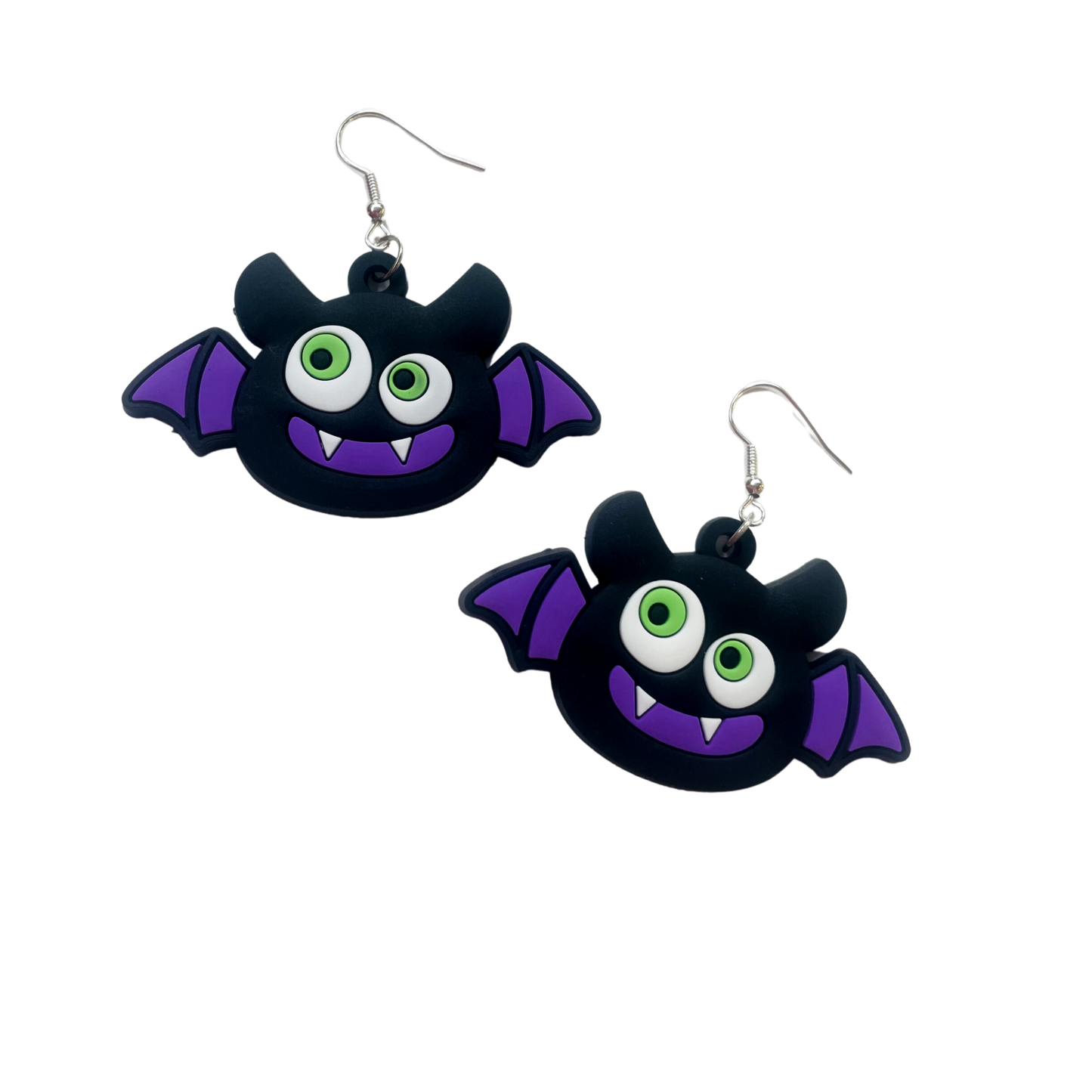 Rubber Bat Earrings