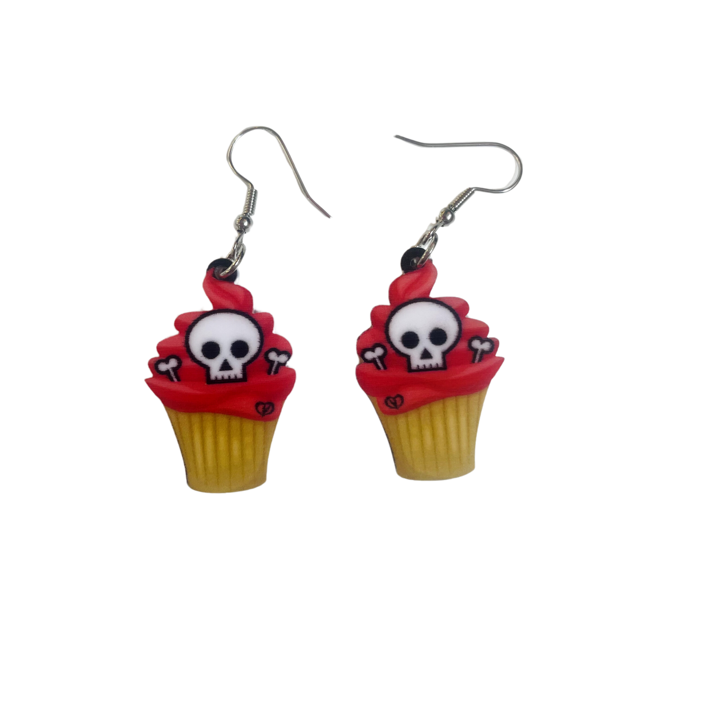 Skele Cupcake Earrings