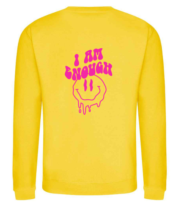 I Am Enough Neon Sweater