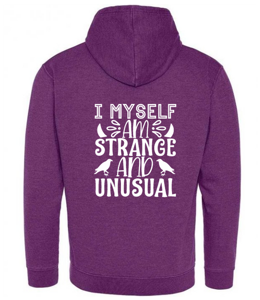 Strange & Unusual Back Print Hoodie