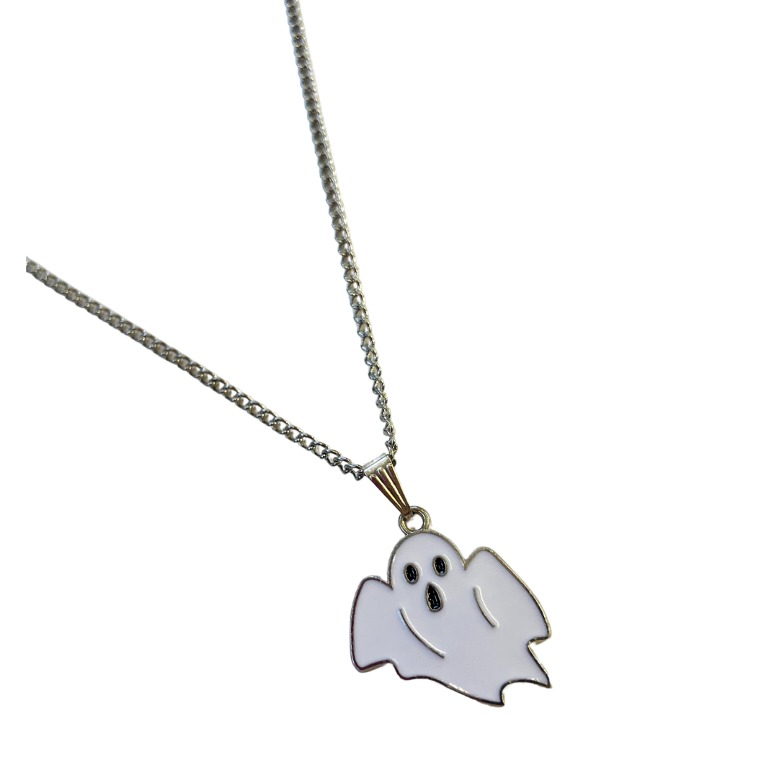 Ghost Charm Necklace