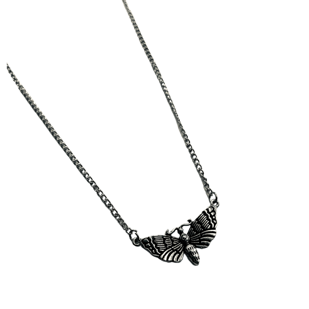 Moth Charm Necklace