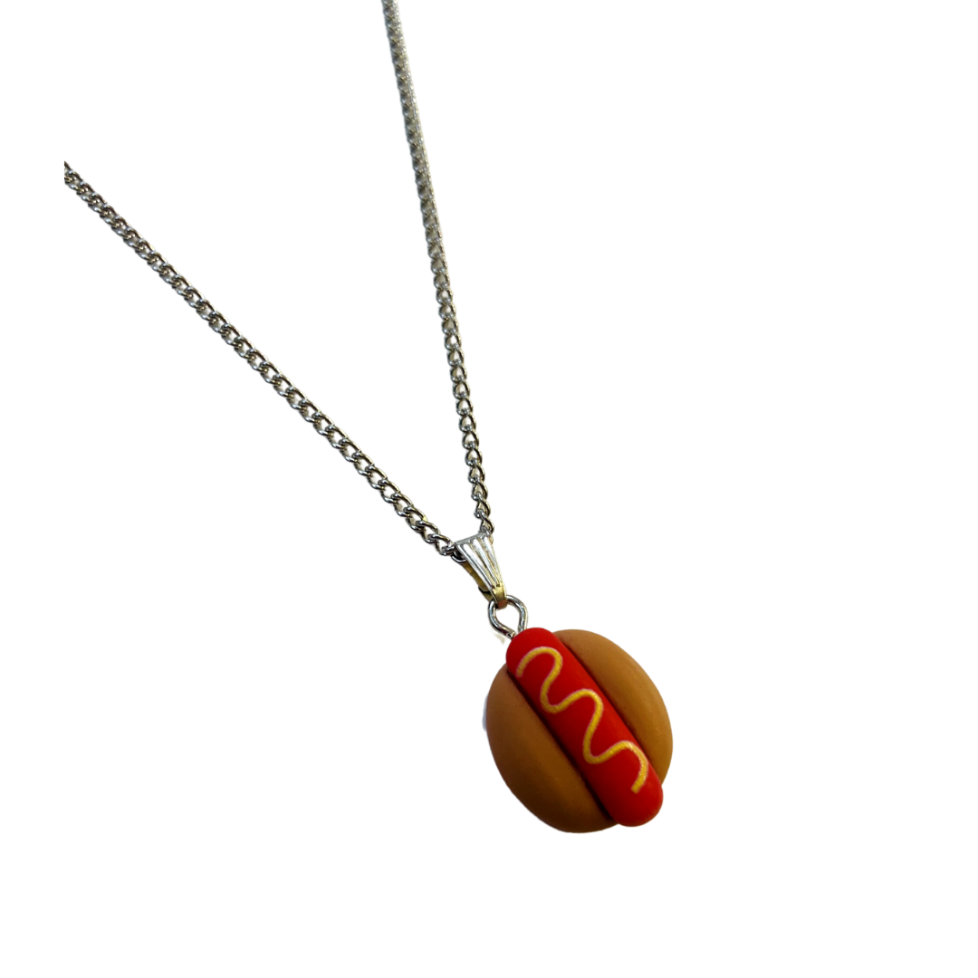 Hot Dog Necklace