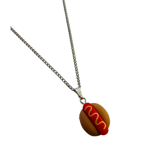 Hot Dog Necklace