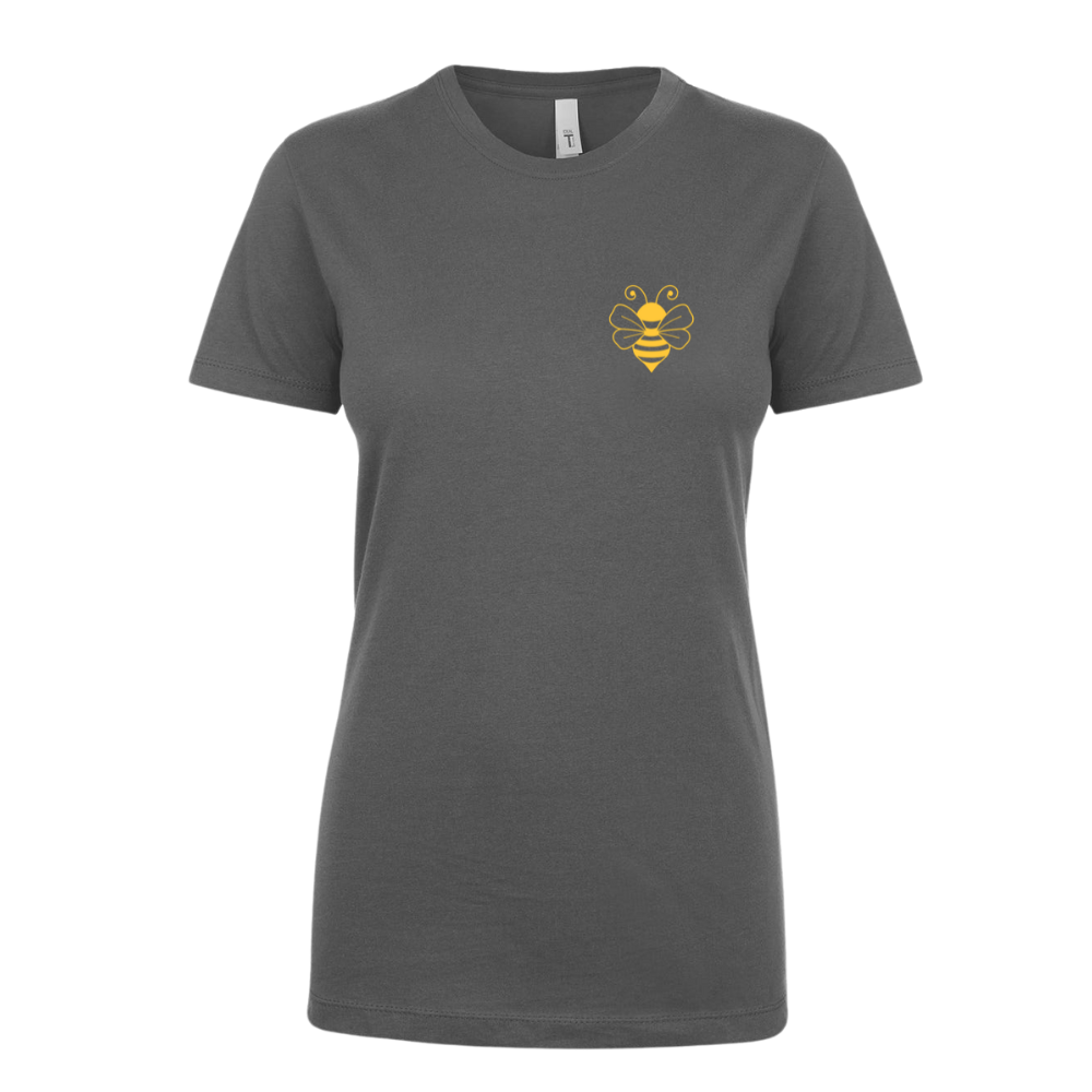 Don't Worry Bee Happy Ladies Fit Tee