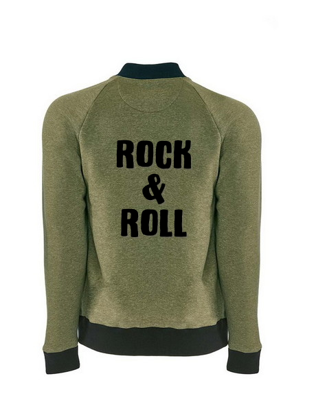 ROCK & ROLL Khaki Bomber Jacket