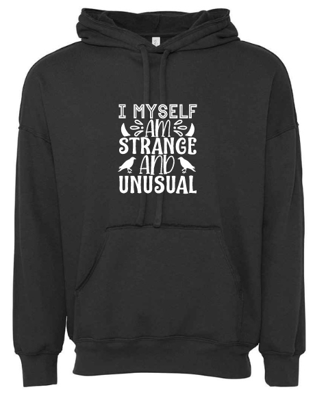 Strange & Unusual Raw Seam Hoodie