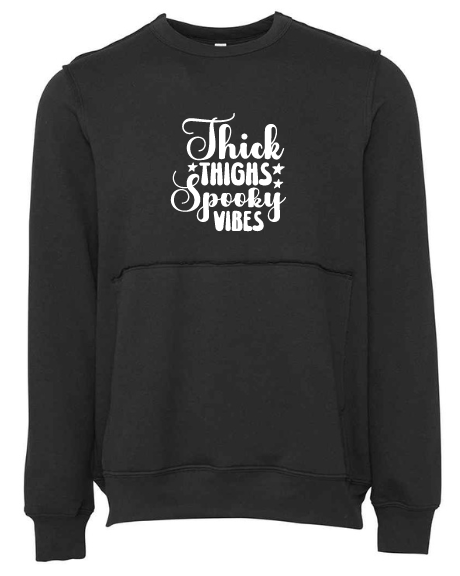 Thick Thighs, Spooky Vibes Sweater