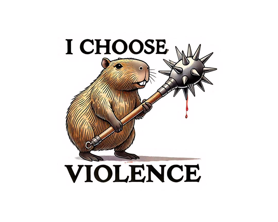 I Choose Violence Sticker