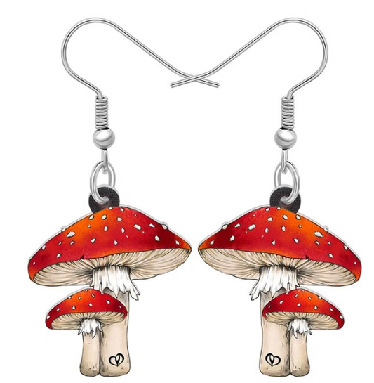 Toadstool Earrings