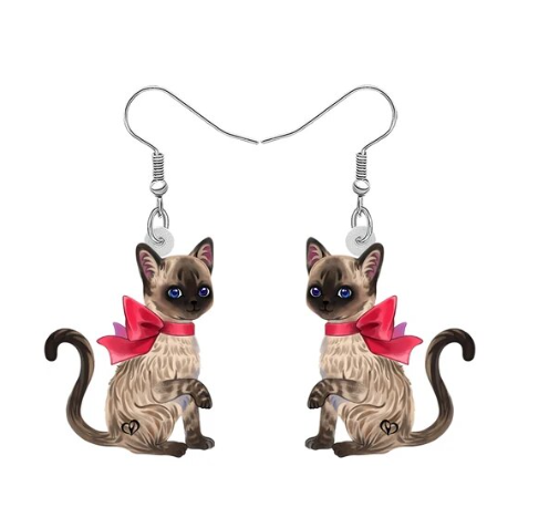 Fancy Cat Earrings