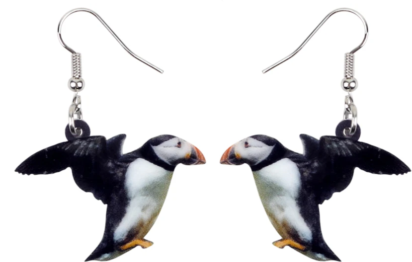 Puffin Earrings