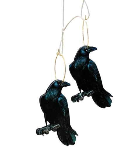 Raven Earrings