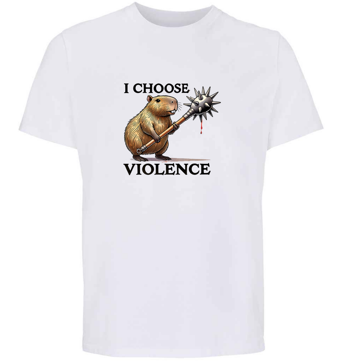 I Choose Violence Capybara Tee