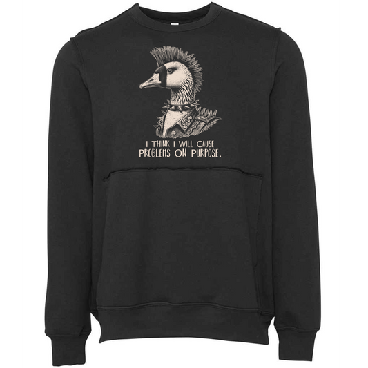 Punk Duck Raw Edge Sweater