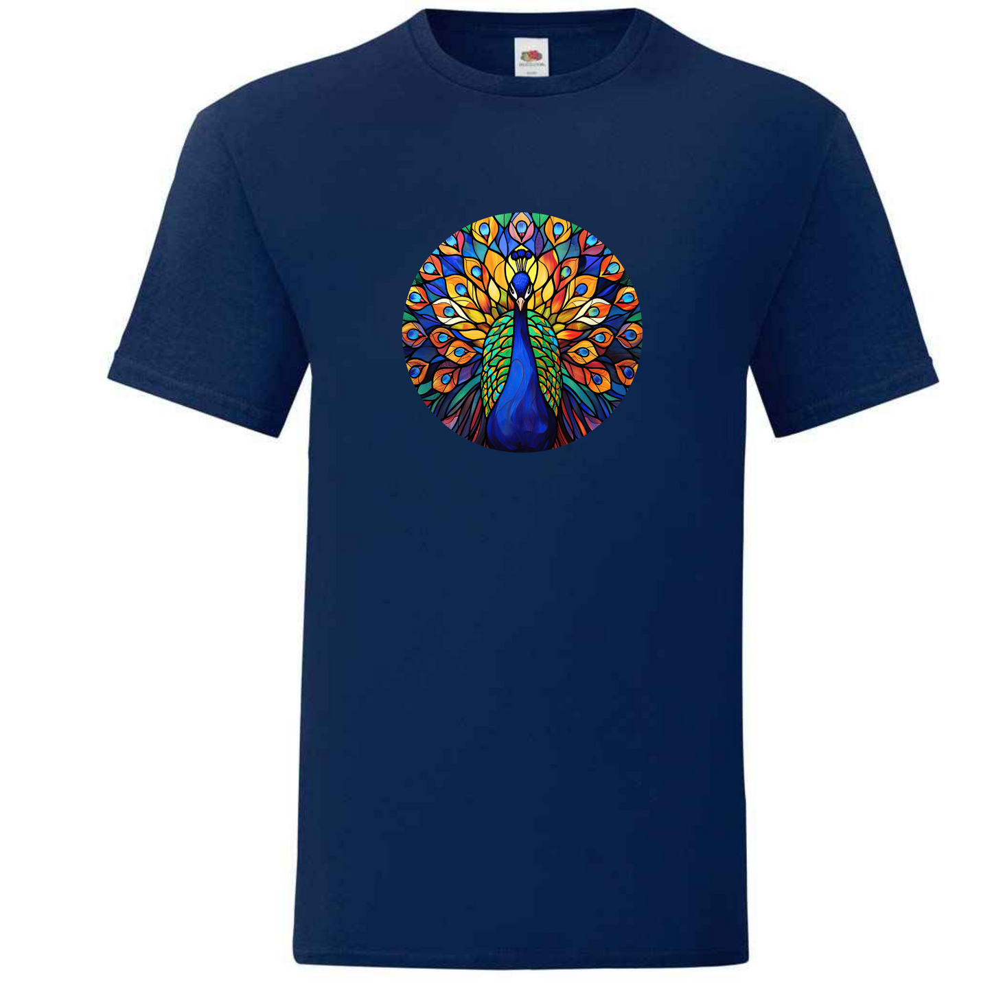 Stained Glass Peacock Tee