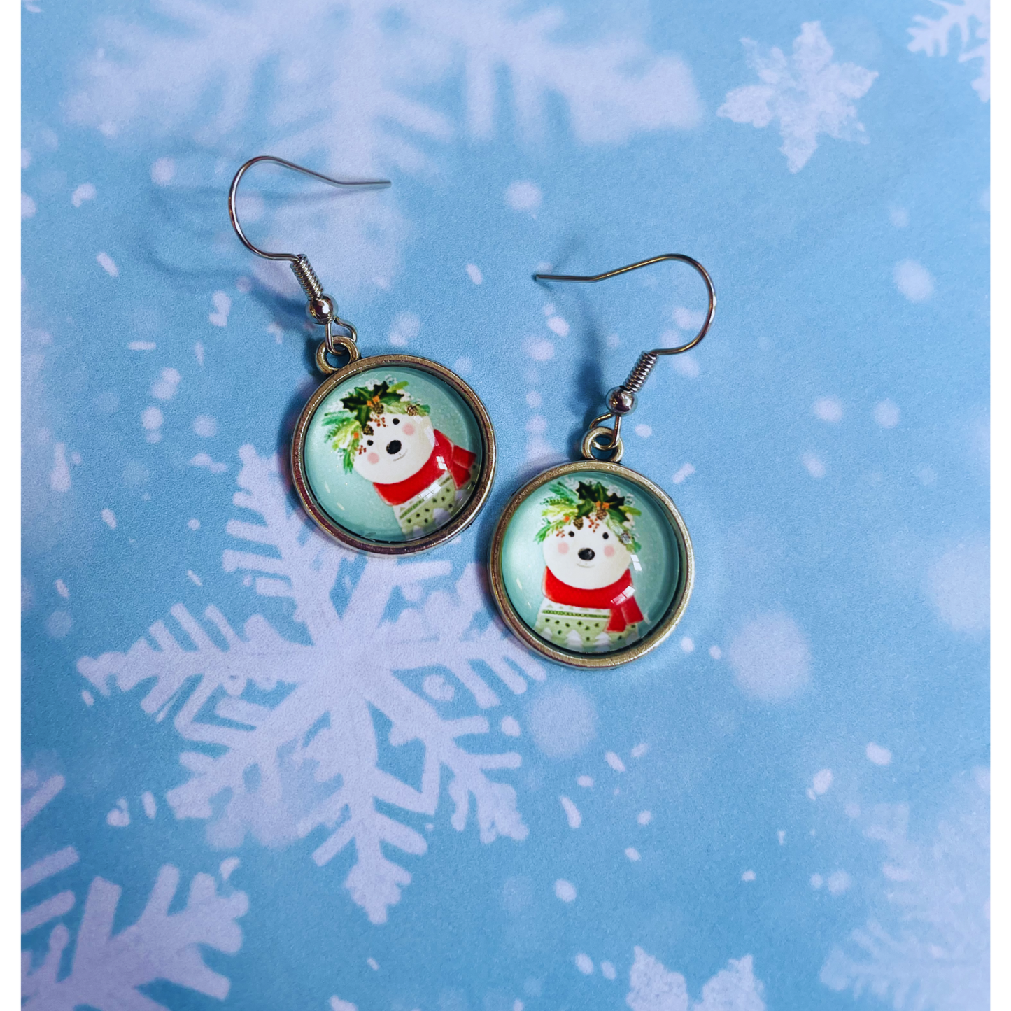 Festive Bear Earrings