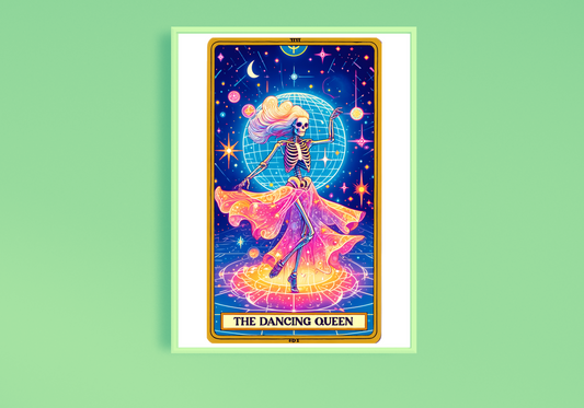 The Dancing Queen Tarot Card Art Print